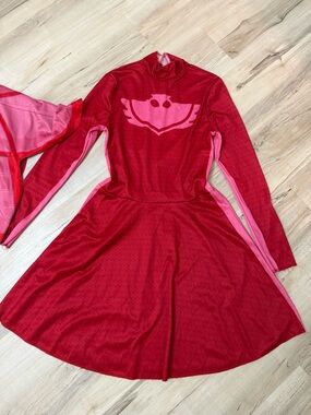 Owlette Women Halloween Costume Dress with Pink Emblem